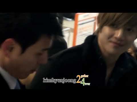 120122 KimHyunJoong fancam-go to HANEDA@Kimpo