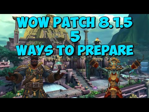 5 Ways To Prepare For Patch 8.1.5!! & Shadow Priest PvP Gameplay