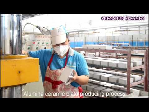 Alumina Ceramic Tile Bricks & Alumina Mosaic Lining Production Process