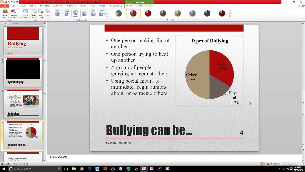 PowerPoint Exercise 1