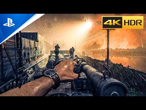 WWII - Battle of HAMBURG 1945 (PS5) | Realistic ULTRA Graphics Gameplay [4K 60FPS HDR] Call of Duty
