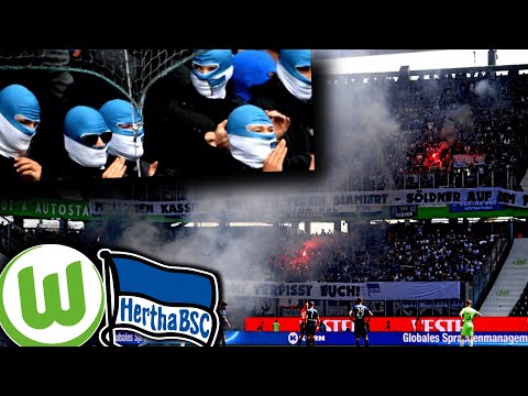 Hertha-Ultras mit einer letzten (deutlichen) Botschaft an die Mannschaft...