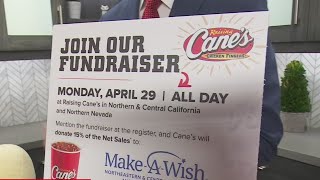 Raising Cane's & Make-A-Wish are giving back to the community today