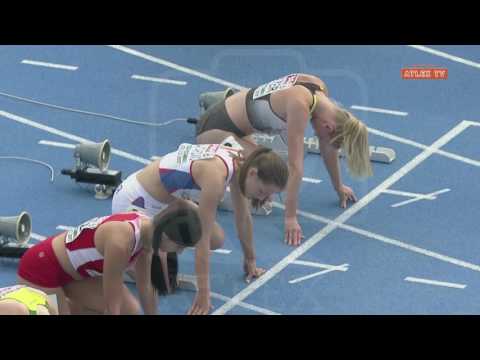 European Championship U23 - 100m women, heat 4