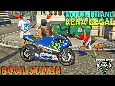 BOCAH SD DIRAMPOK!! MOTOR HILANG - GTA 5 SULTAN
