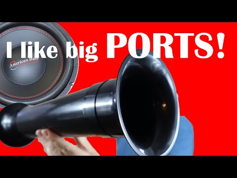 Aero Port Subwoofer Enclosure:  American Bass Titan 12