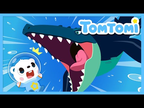 Meet the Mosasaurus!🦖🌊 Deep Sea Animals & Sea Dinosaurs | Dinosaur Songs for Kids | TOMTOMI