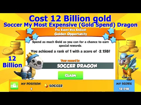 Soccer My Most Expensive (Gold Spend) Dragon-Dragon Mania Legends | Hatched Beach Day Dragon | DML
