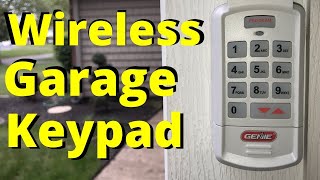 Wireless Garage Door Keypad Replacement - Genie Intellicode