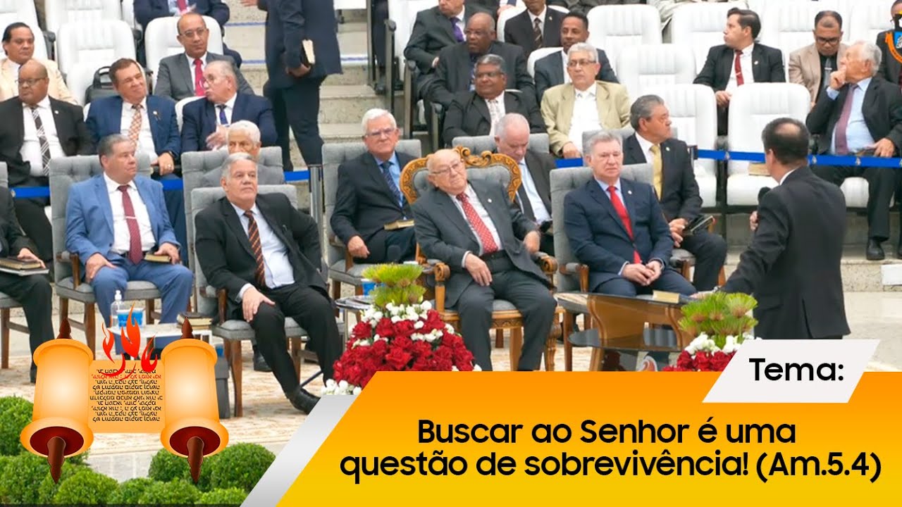 Buscar ao Senhor é uma questão de sobrevivência! (Am.5.4) - Pr. Erivaldo de Jesus