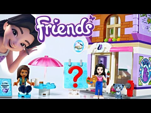 Lego Friends Emma's Art Studio 2019 Building Review 41365