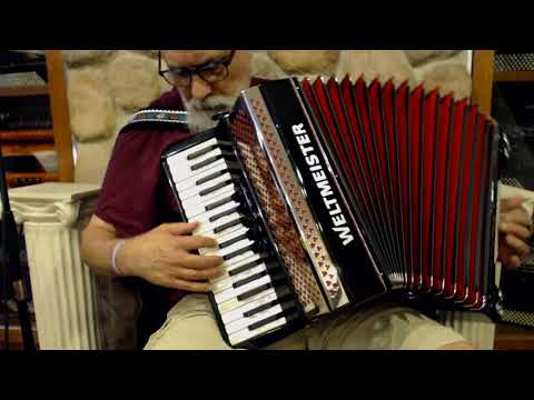 WELTMONT72HMBK - Black Forest Weltmeister Monte Helikon Classic 34 Piano Accordion MMM 34 72 $4499