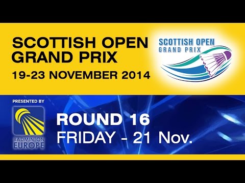 R16 - WS - Sabrina JAQUET vs Tanapat PISITPONG - Scottish Open Grand Prix 2014