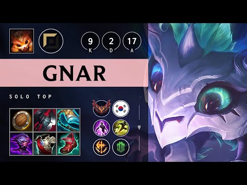 Gnar Top vs Malphite - KR Grandmaster Patch 25.07