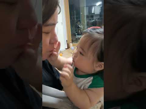 면발 게임 거침없는 아기 부끄러움 주의 ㅋㅋ