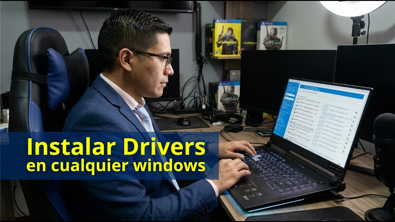 😊 Instalar Drivers en cualquier Windows - Fácil, rápido y sencillo