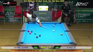 An Nhiệt - Hào Cao | Đại chiến 2 Tài Năng trẻ 🏆 Giải Pool 10 Ball Vô Địch Quốc Gia Vòng 1 Năm 2025