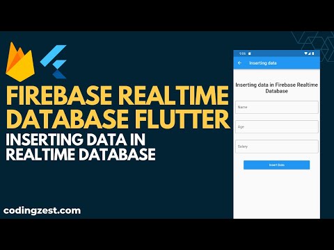 How to Insert Data in Firebase Realtime Database Flutter | Flutter Firebase Database CRUD 2022