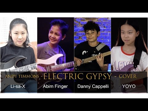 Andy Timmons "Electric Gypsy" cover / Li-sa-X, Abim Finger, Danny Cappelli, Yoyo