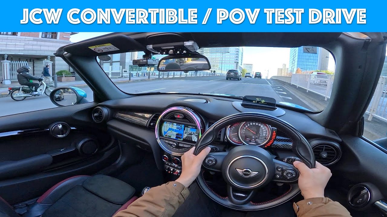 2017 Mini JCW convertible - Test Drive - POV