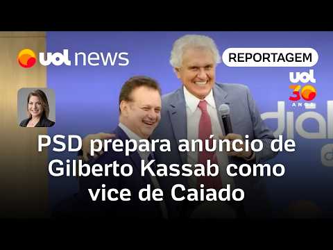 PSD prepara anúncio de Gilberto Kassab como candidato a vice de Ronaldo Caiado | Daniela Lima