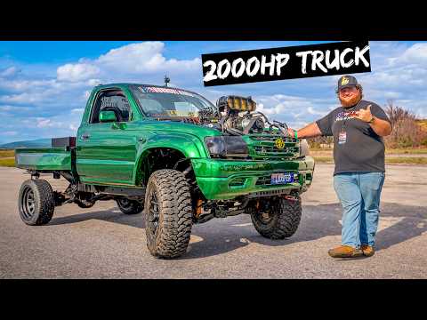 Driving a 2,000HP Toyota Hilux Until it Breaks