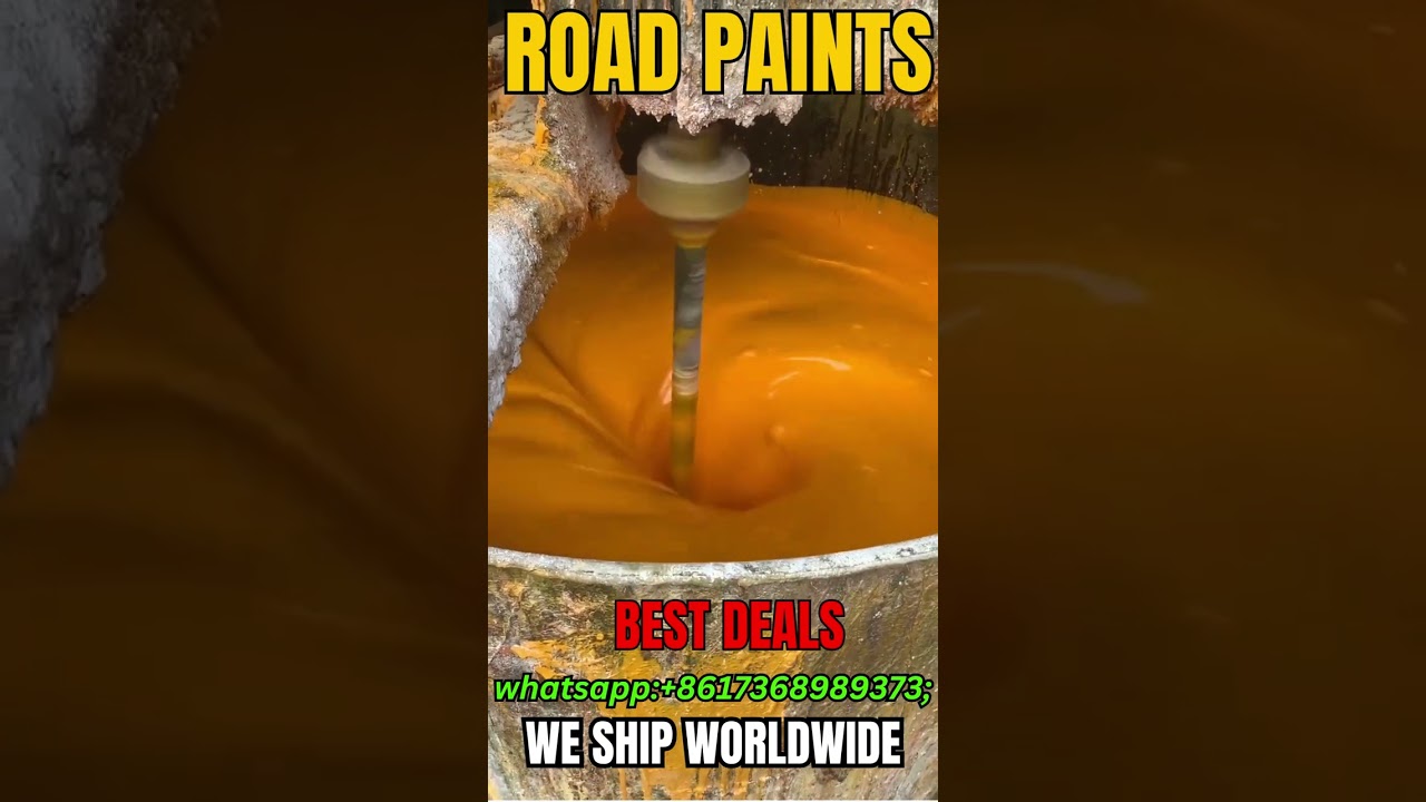 Road Marking Paint Reflective Thermoplastic High Wear Resistance Strong Adhesion Road Coating