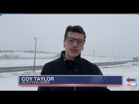 Oklahoma Sees First Snow of the Season