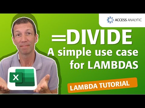 Excel LAMBDA Function: Easy Guide to Divide Values