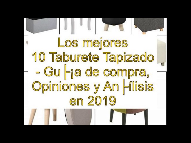 Vídeo relacionado con HOMASIS Taburete para Maquillaje de Aseo, puf de Terciopelo, escabel para sofá, Patas de Metal Dorado, Taburete Moderno, 34 x 46 cm (Gris)