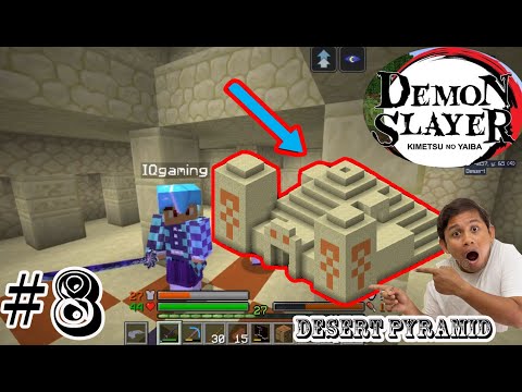 EPIC Minecraft Demon Slayer Desert Pyramid Adventure!!