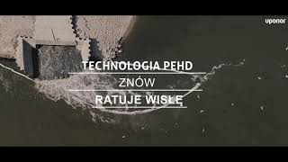 Awaria kolektora w oczyszczalni ścieków Czajka - technologia PEHD Uponor Infra ratuje Wisłę
