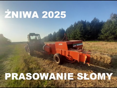 Żniwa 2025 Prasowanie słomy