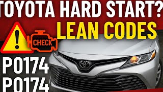 🚨 Toyota Hard Start & Lean Codes FIXED! | P0171, P0174, P0087 Explained (TSB000923) The Common Cause