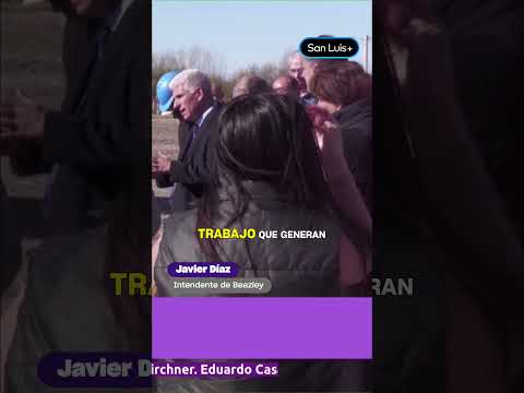 TuBi y viviendas: Poggi visitó Beazley con anuncios y obras en marcha.