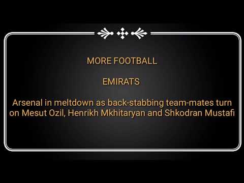 DAVID KLEIN  The Arsenal dressing room is fractured with stars turning against themselves and the m