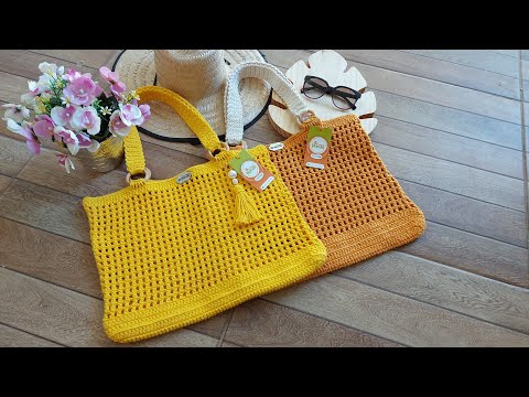 BOLSA SOL ,BOLSA DE PRAIA DE CROCHÊ, linda e fácil, passo a passo por @CrochedaNanda ,aprenda HOJE