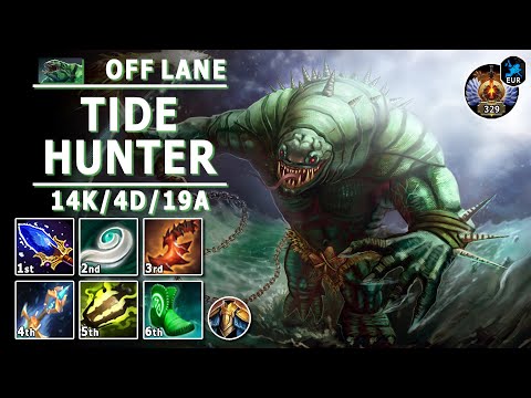 Tidehunter Off Lane | 7.31d | Solid Offlaner | Dota 2 Immortal Gameplay
