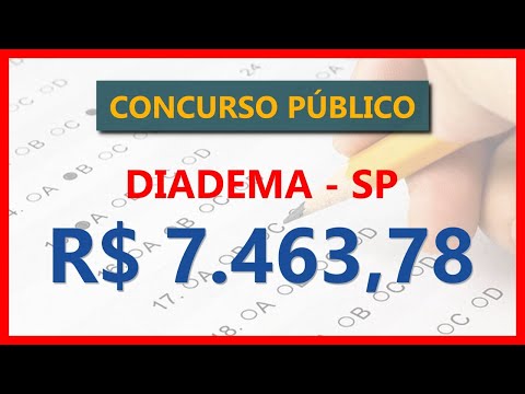 Edital Concurso de Diadema - SP 2020 - Apostila Preparatória Para Nível Alfabetizado
