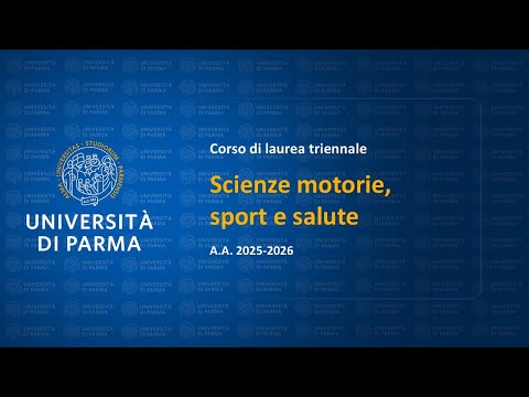 Corso di laurea triennale in "Scienze motorie, sport e salute" - A.A. 2025-26