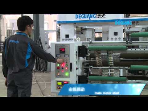 Slitting Machine for Plastic Film and Paper
