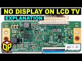 LED LCD TV Repair Tutorial VGH VGL HVDD Voltage Is Missing So There Is No Display On The Screen