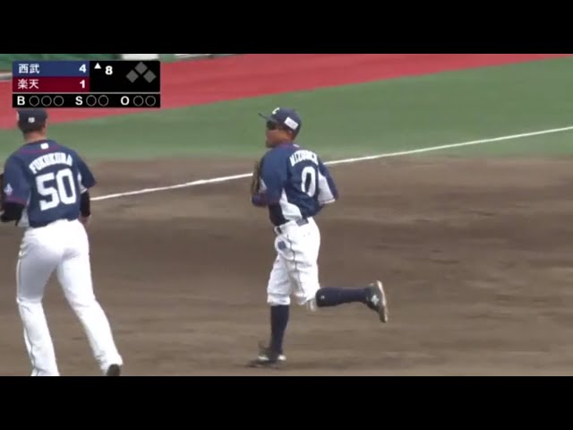 【ファーム】抜かせない!! ライオンズ・水口がヒット性の当たりを横っ跳びで好捕!! 2018/9/24 E-L(ファーム)