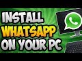 How to Use Whatsapp on your PC Computer | Windows(7/8/10) | Mac | Works 2020