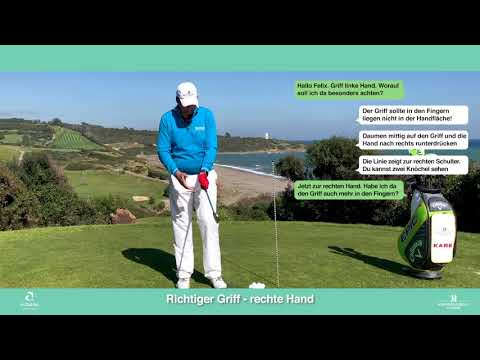 Guter Griff linke & rechte Hand