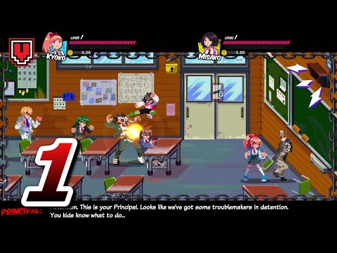 River City High // RIVER CITY GIRLS walkthrough part 1 (Hard)