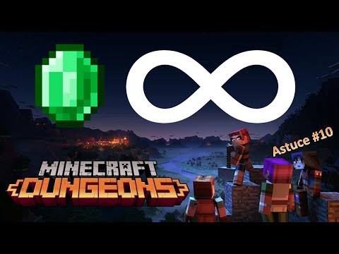 Raphygames - Minecraft Dungeons Tip ⚔️ - Tip #10 - How to collect infinite emeralds in AFK