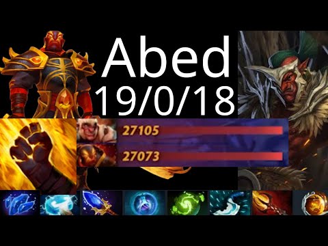 Abed Ember Spirit vs mid Mars, Juggernaut, Spirit Breaker - master Sleight of Fist - dota2
