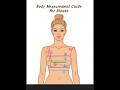 Body Measurement Guide For Blouse