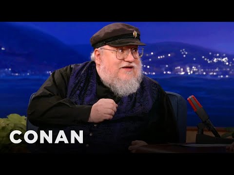 George R.R. Martin Is Writing As Fast As He Can | CONAN on TBS